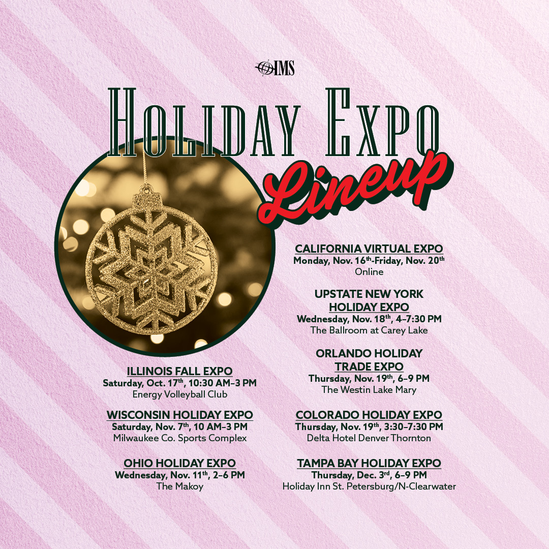 IMS Upcoming Events - For event details contact your IMS Broker